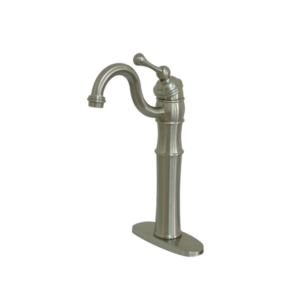 Vessel Sink Faucet, Brushed Nickel